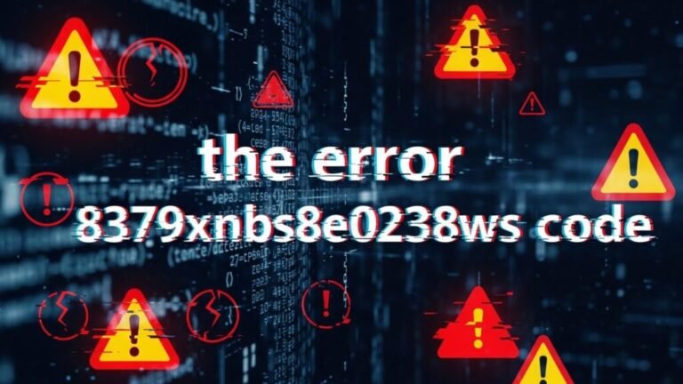 Error 8379xnbs8e02328ws Code